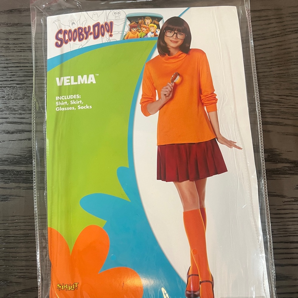 Spirit Velma Costume with Orange and Red